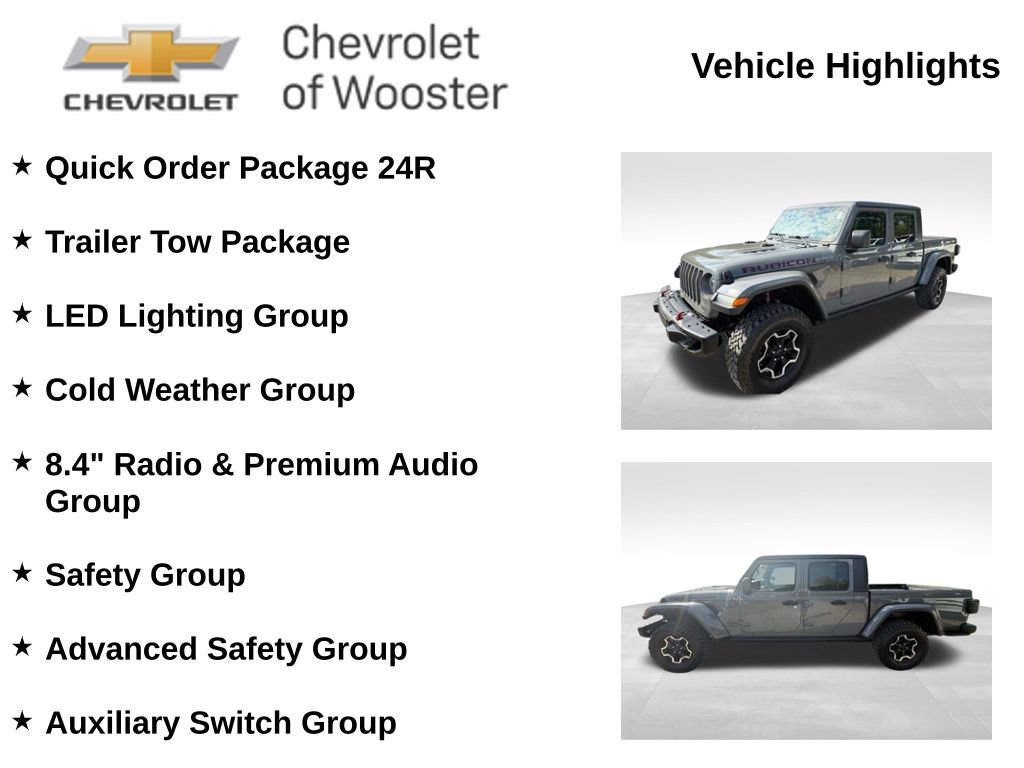 Used 2020 Jeep Gladiator Rubicon AWD/4WD image 2
