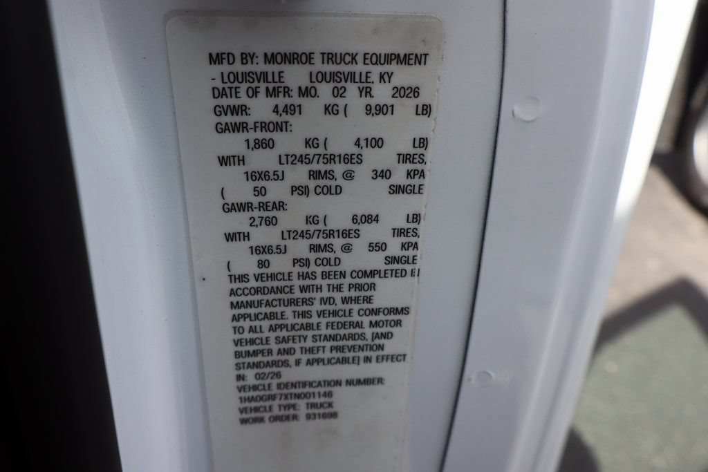 New 2026 Chevrolet Express 3500 w/ Power Convenience Package RWD image 33