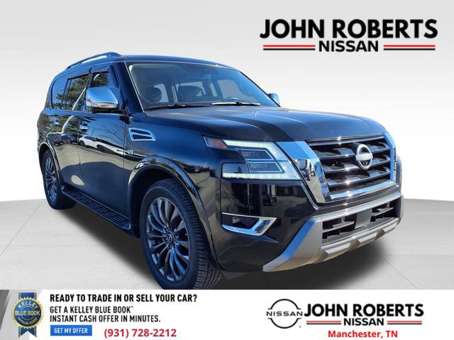Used 2022 Nissan Armada Platinum w/ Captain's Chairs Package image 1