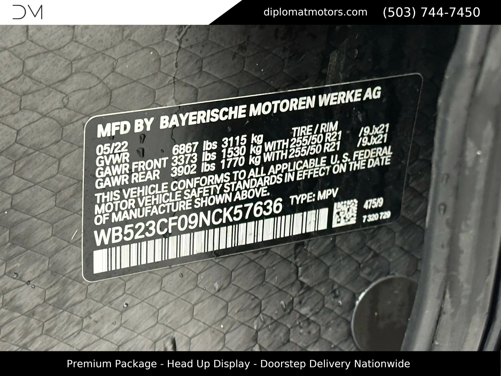 Used 2022 BMW iX xDrive50 w/ Premium Package image 44