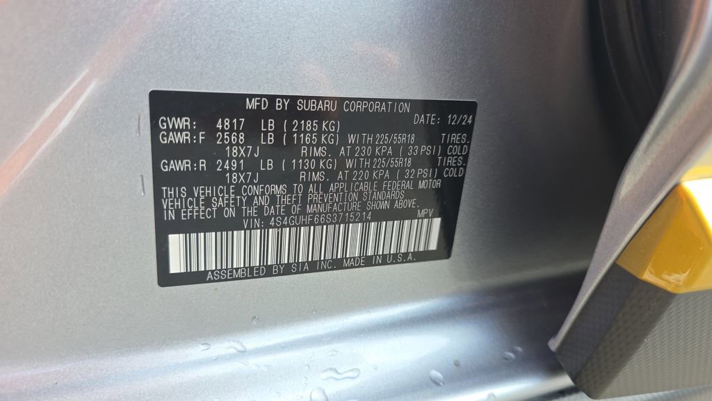 Used 2025 Subaru Crosstrek 2.5i Sport w/ Popular Package #3A image 37