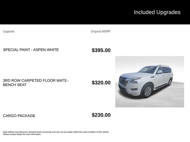 Used 2021 Nissan Armada SV w/ Cargo Package image 8