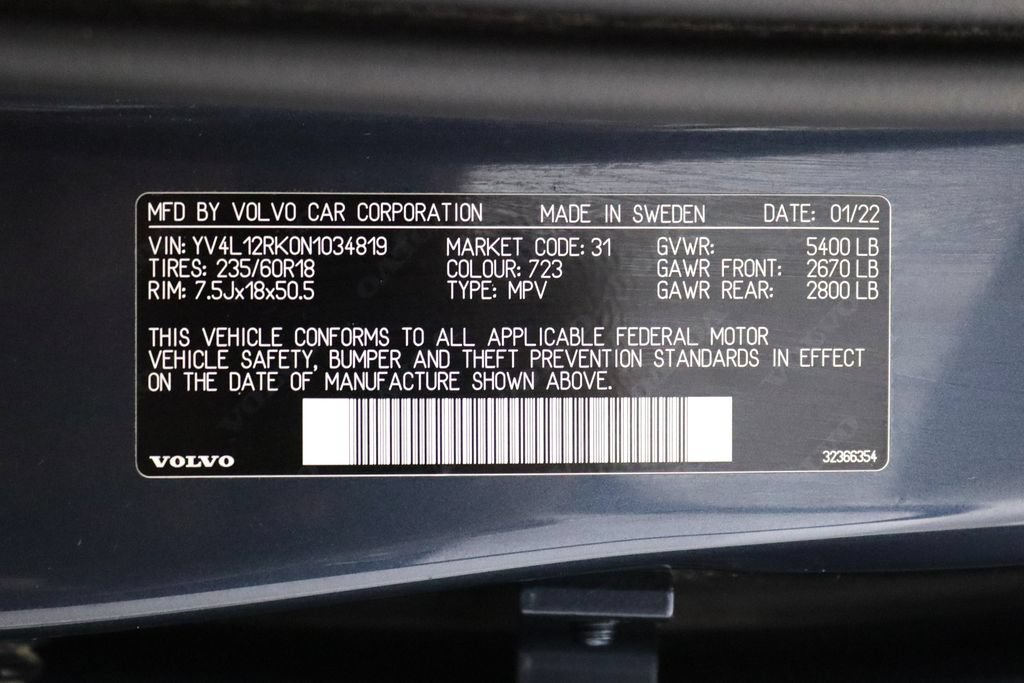 Used 2022 Volvo XC60 B5 Momentum AWD/4WD image 33