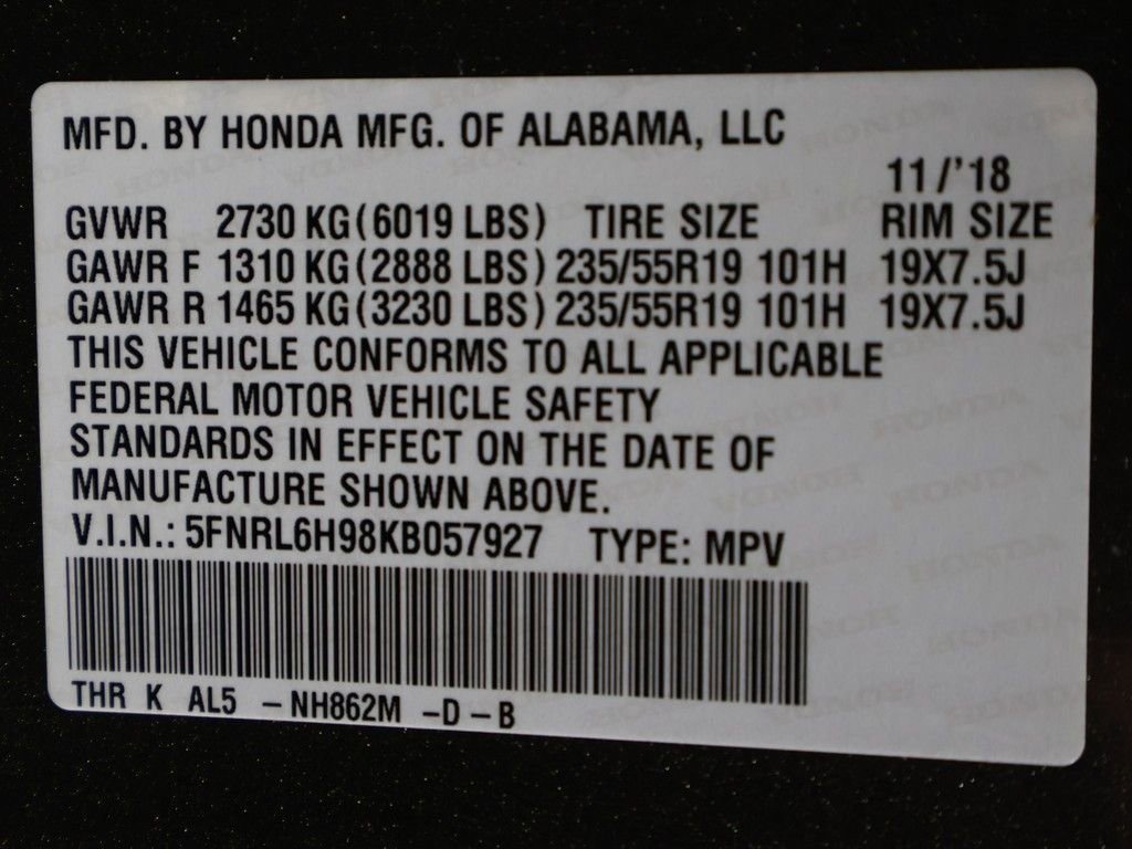 Used 2019 Honda Odyssey Elite image 49