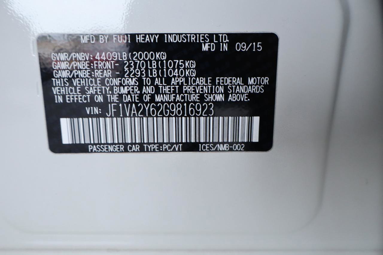 Used 2016 Subaru WRX STI Limited w/ Popular Package #1 AWD/4WD image 48