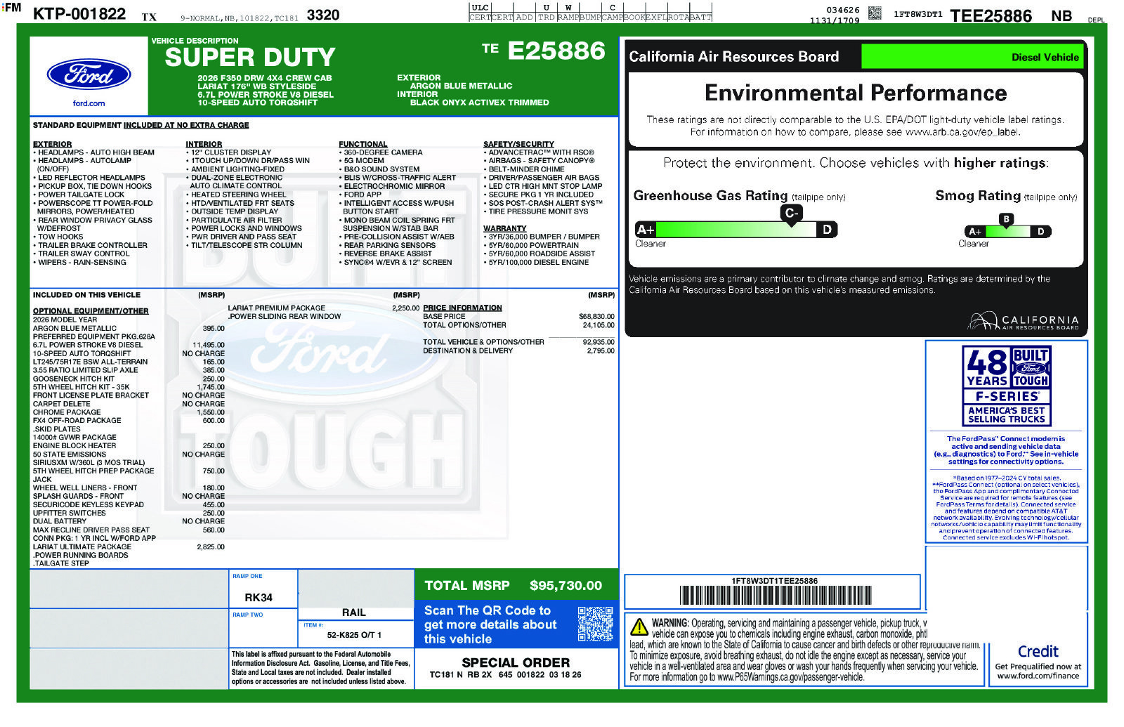 New 2026 Ford F350 Lariat w/ Lariat Ultimate Package AWD/4WD image 26
