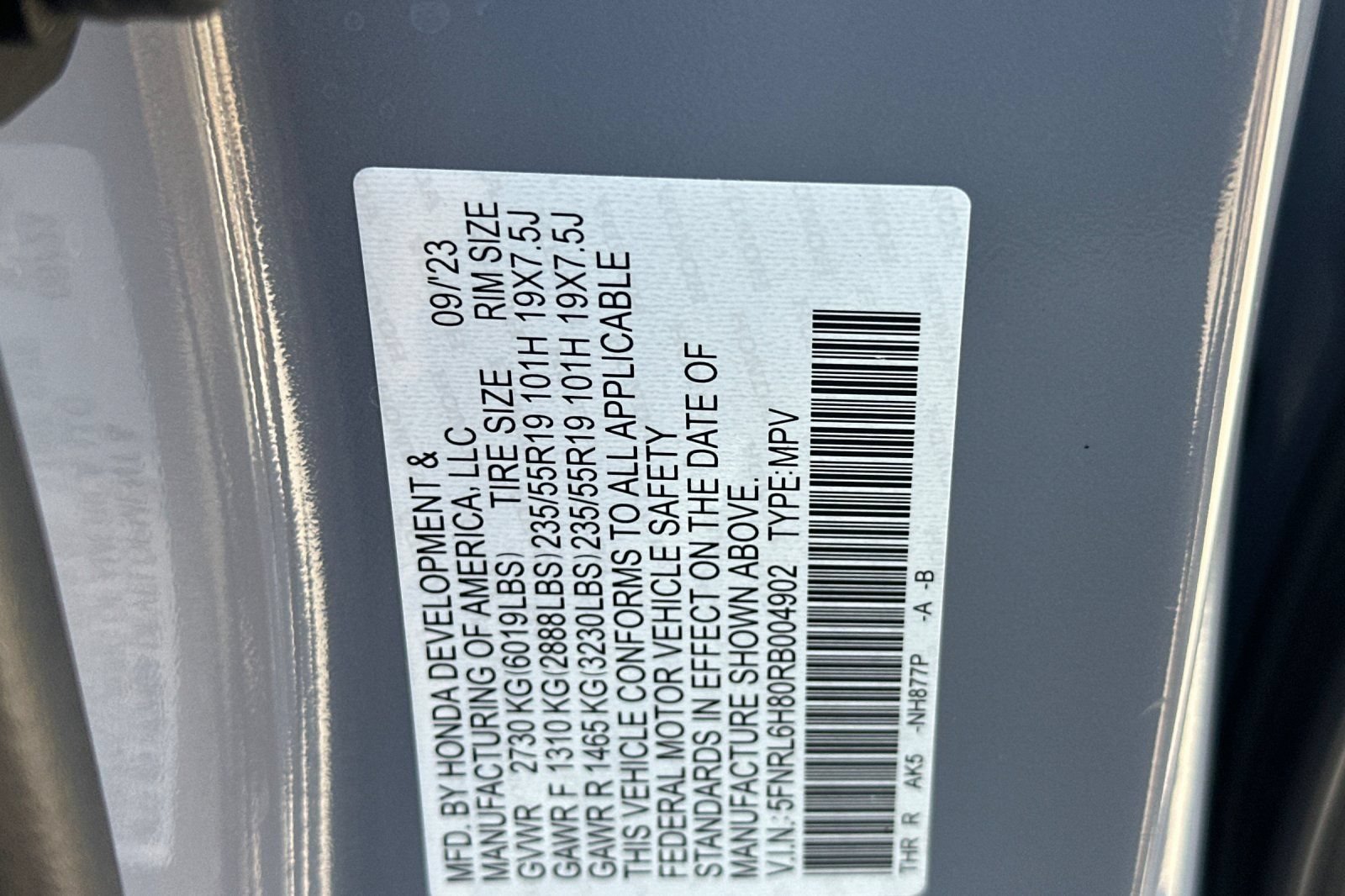 Used 2024 Honda Odyssey Touring image 29