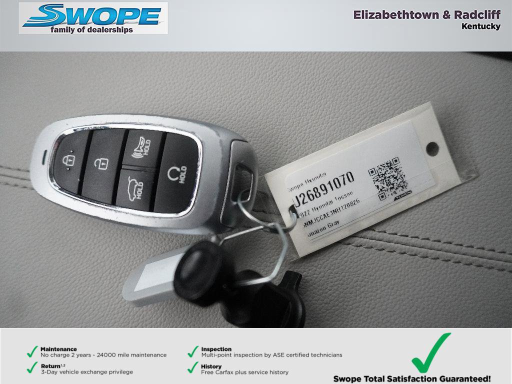 Certified 2022 Hyundai Tucson SEL w/ Convenience + Premium Package image 28