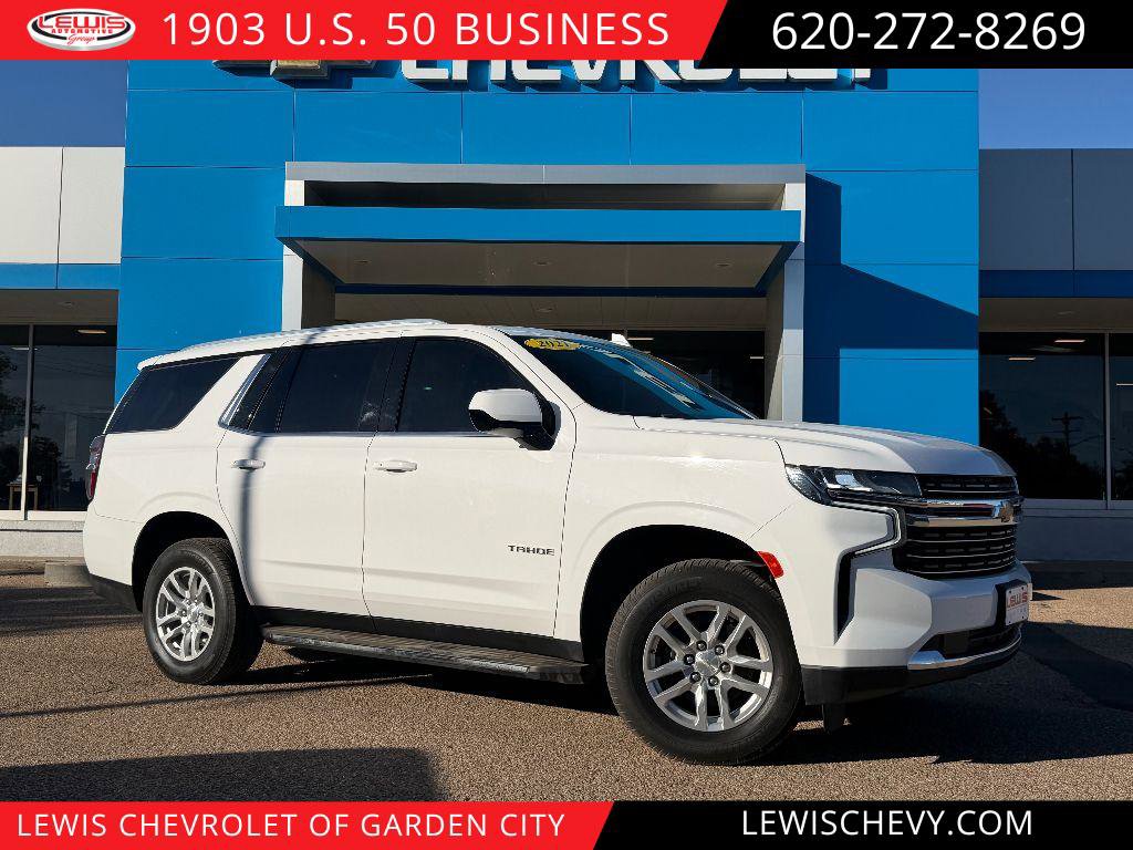 Used 2021 Chevrolet Tahoe LT w/ Rear Media and Nav Package image 1