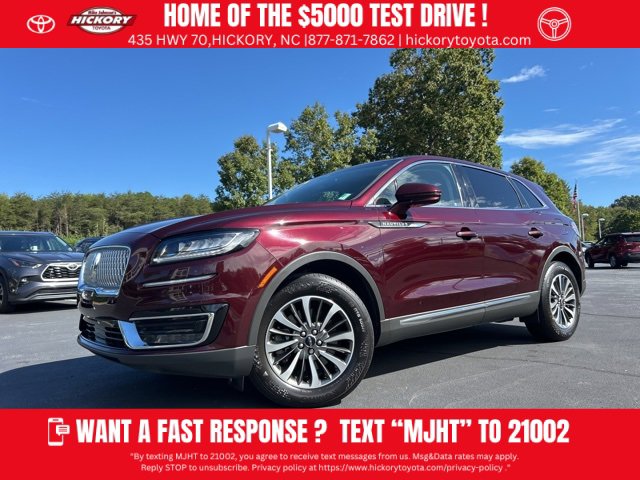 Used 2019 Lincoln Nautilus Select