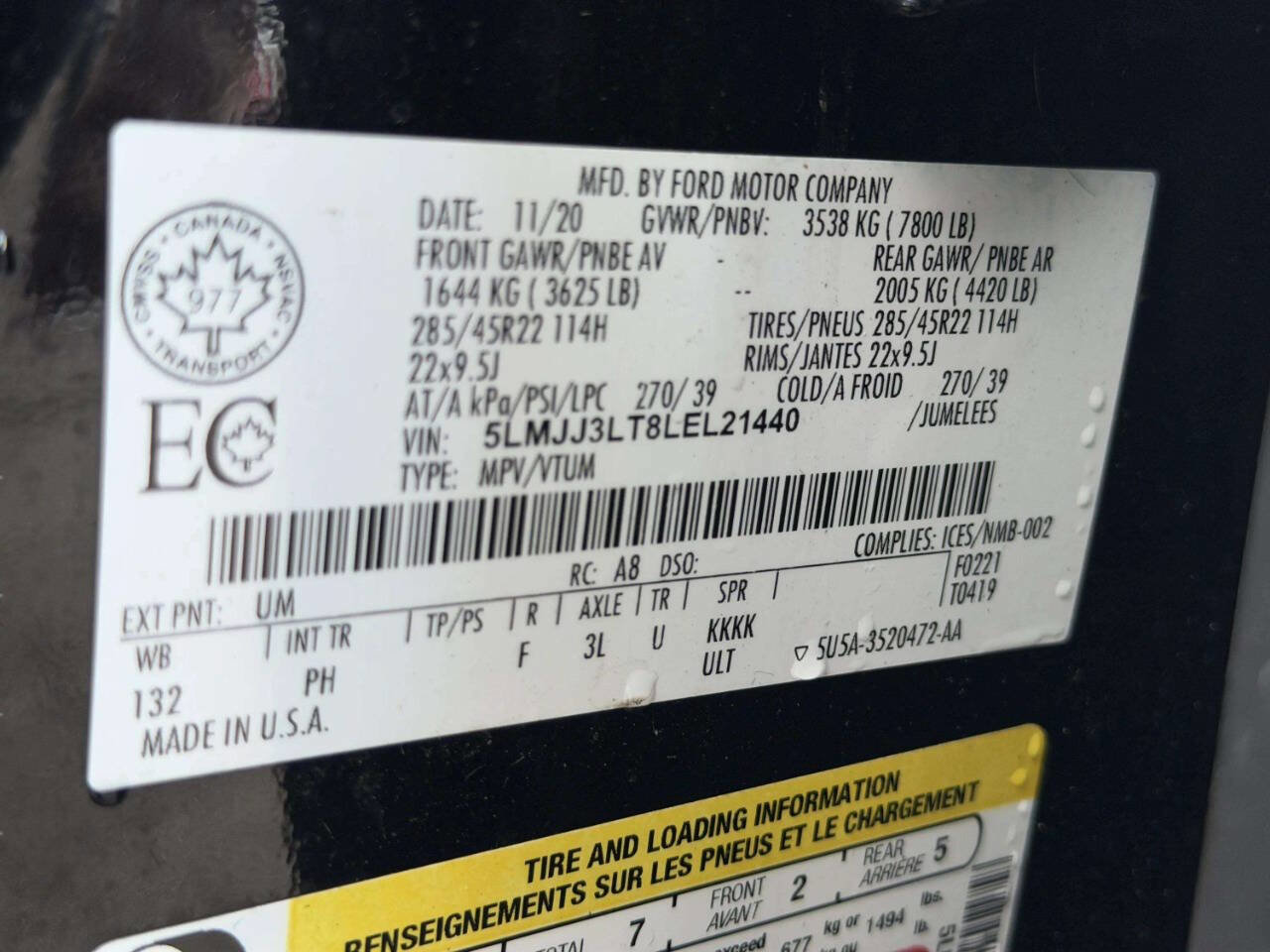 Used 2020 Lincoln Navigator L Reserve image 16