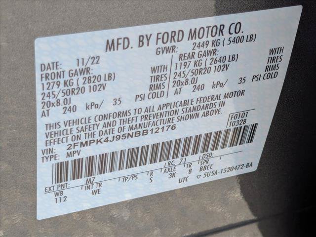 Certified 2022 Ford Edge ST-Line AWD/4WD image 25