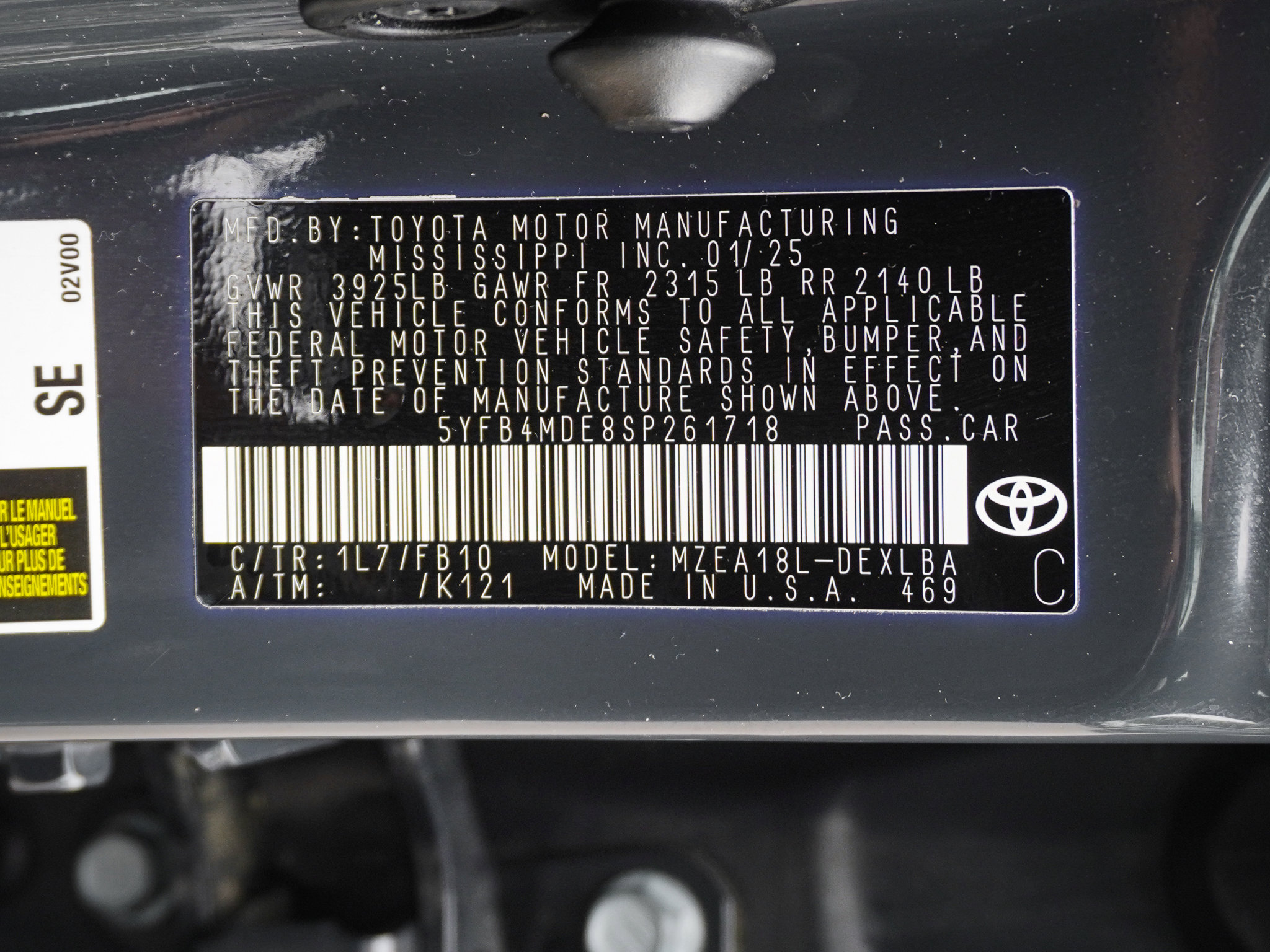 Used 2025 Toyota Corolla LE FWD image 37