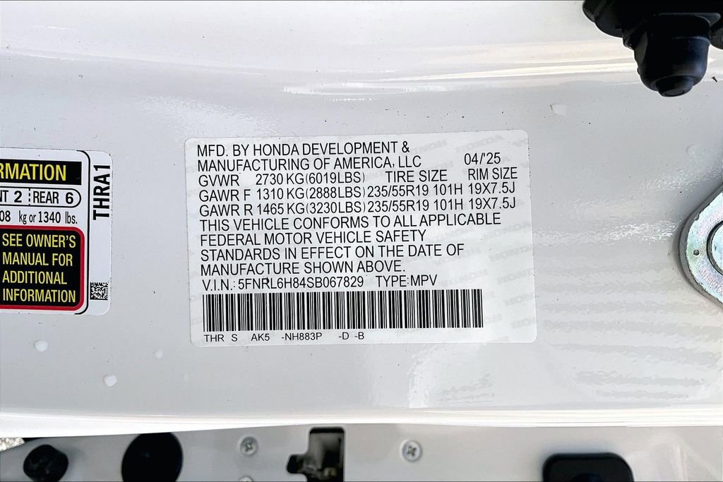 Used 2025 Honda Odyssey Touring image 16
