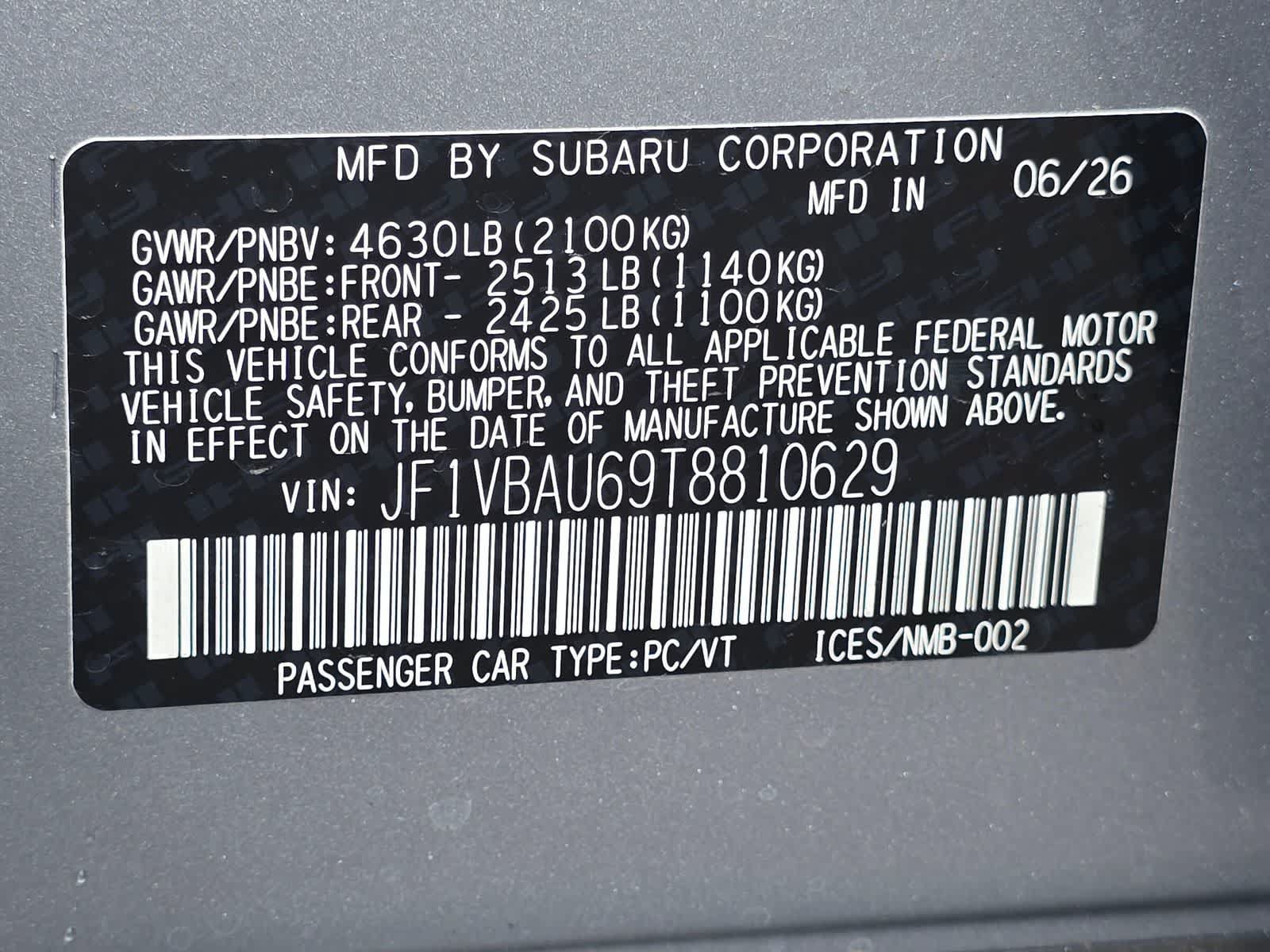 New 2026 Subaru WRX GT AWD/4WD image 30