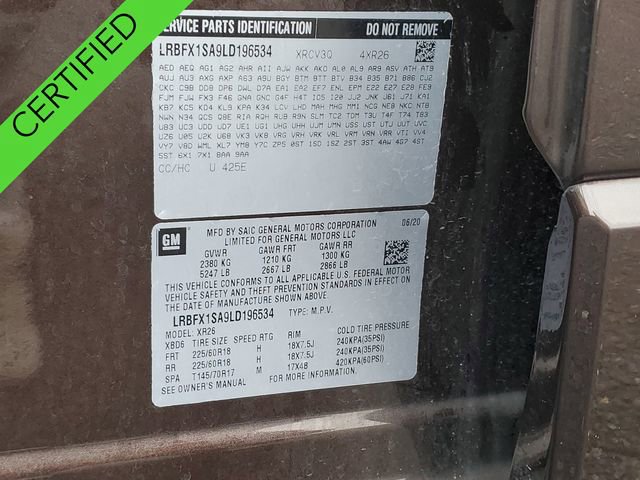 Certified 2020 Buick Envision Preferred image 32