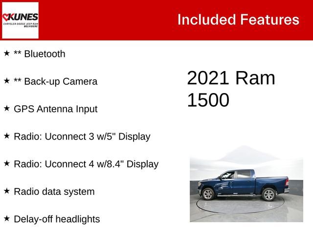 Used 2021 RAM 1500 Big Horn image 3