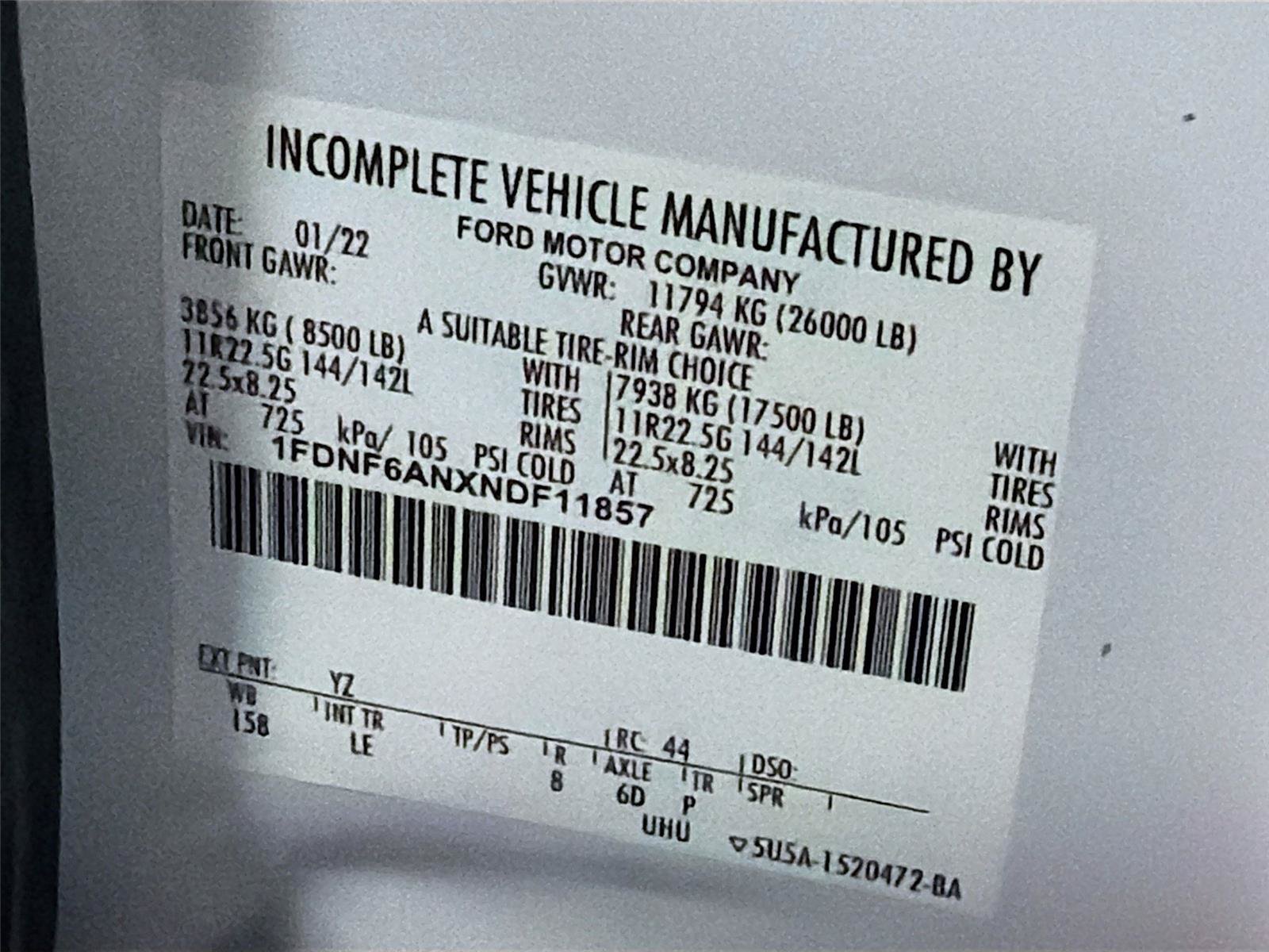 Used 2022 Ford F650 2WD Regular Cab Super Duty image 34