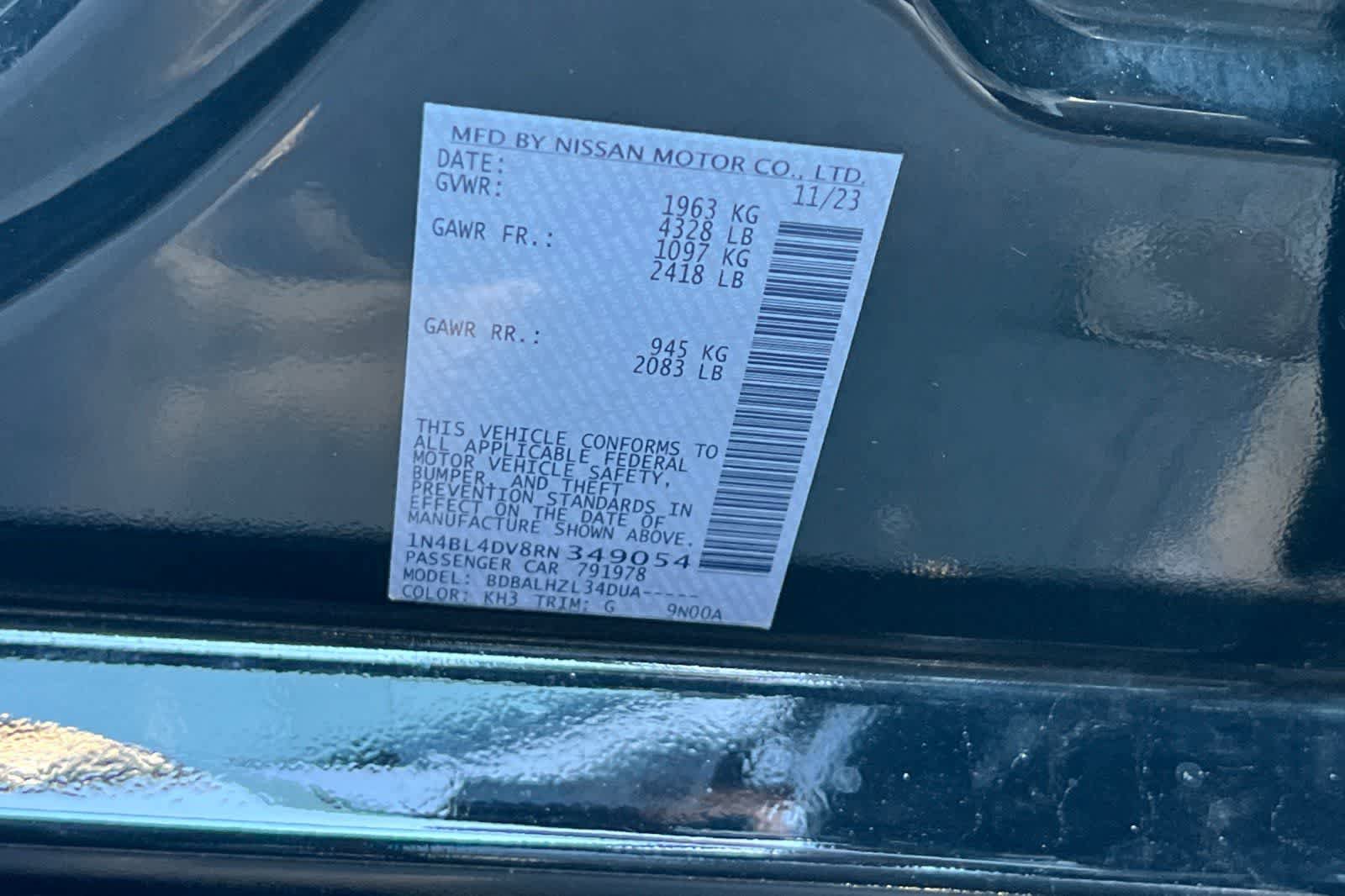 Used 2024 Nissan Altima 2.5 SV FWD image 36