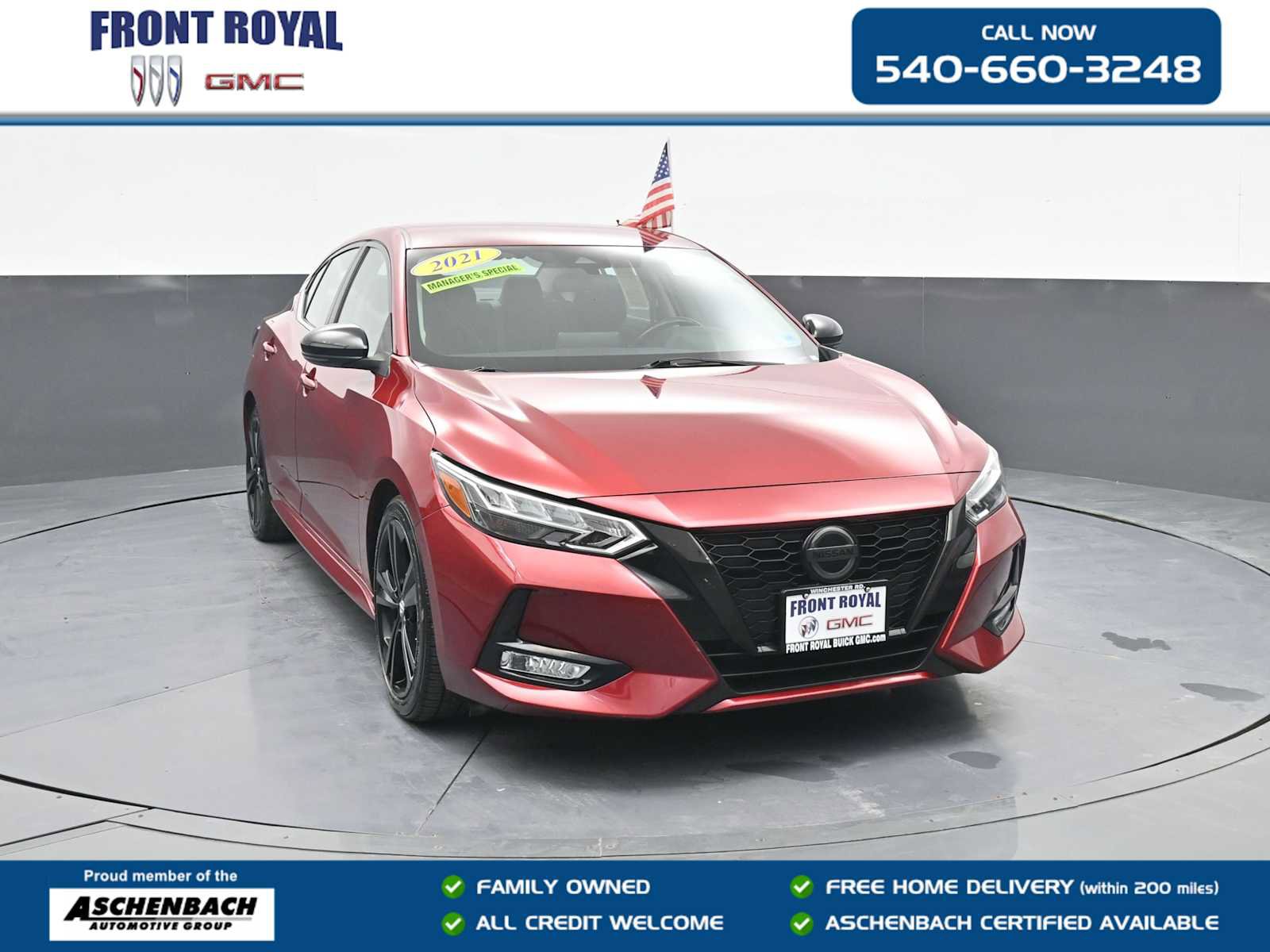 Used 2021 Nissan Sentra SR image 1