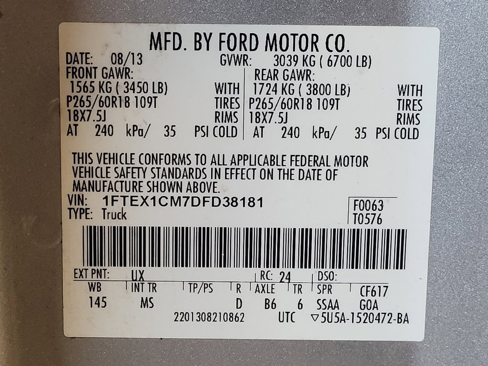 Used 2013 Ford F150 XLT w/ XLT Chrome Pkg RWD image 33