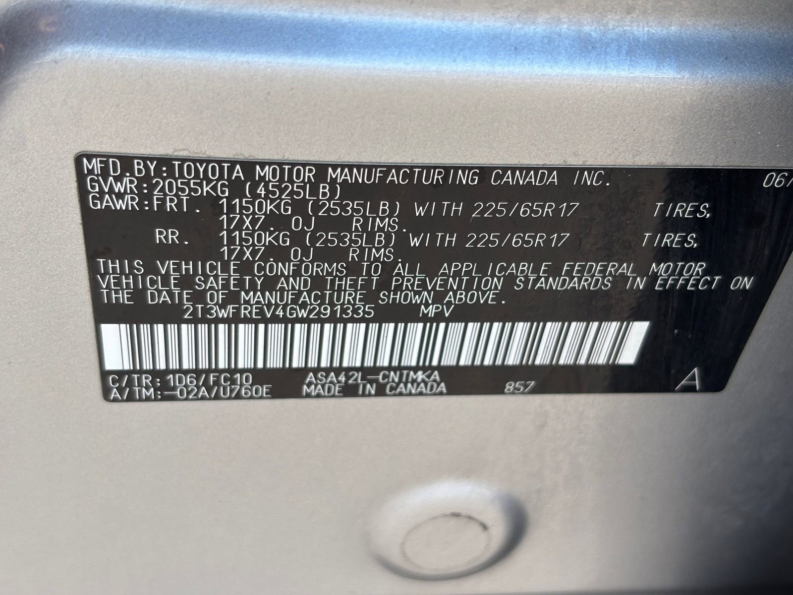 Used 2016 Toyota RAV4 XLE w/ Cargo Management Package image 33