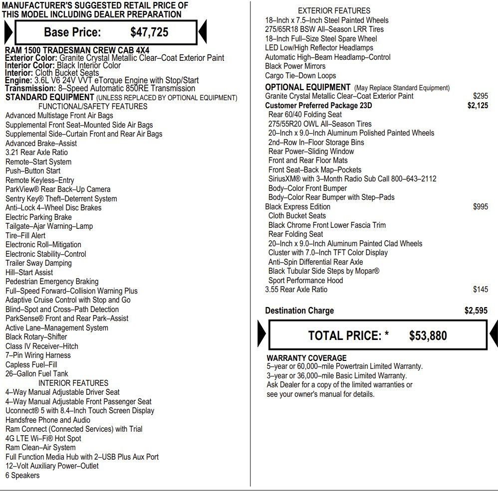 New 2026 RAM 1500 Express image 2