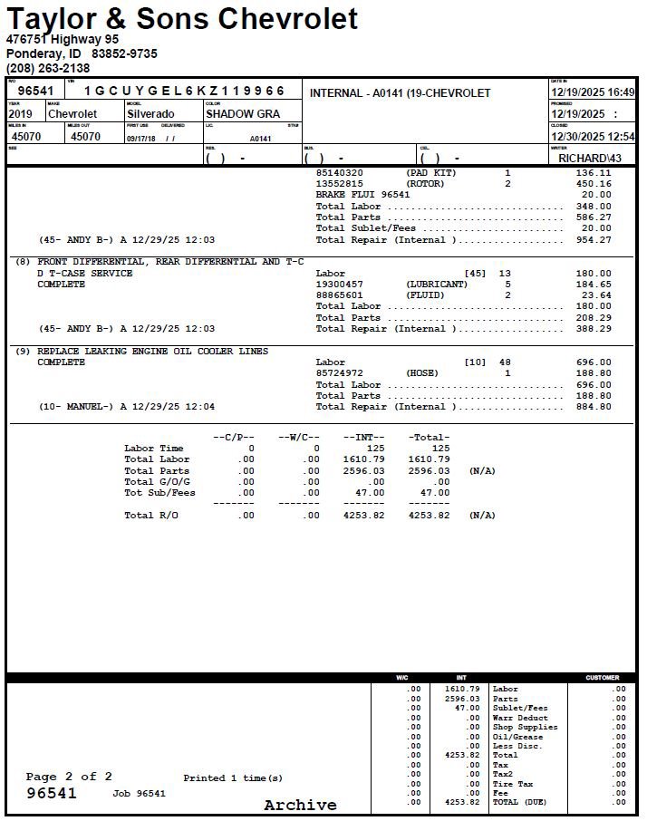 Used 2019 Chevrolet Silverado 1500 LTZ w/ LTZ Plus Package image 44
