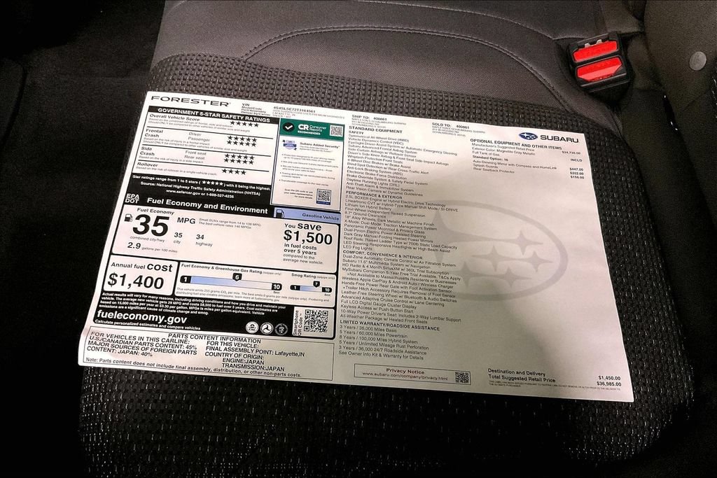 New 2026 Subaru Forester Premium AWD/4WD image 17