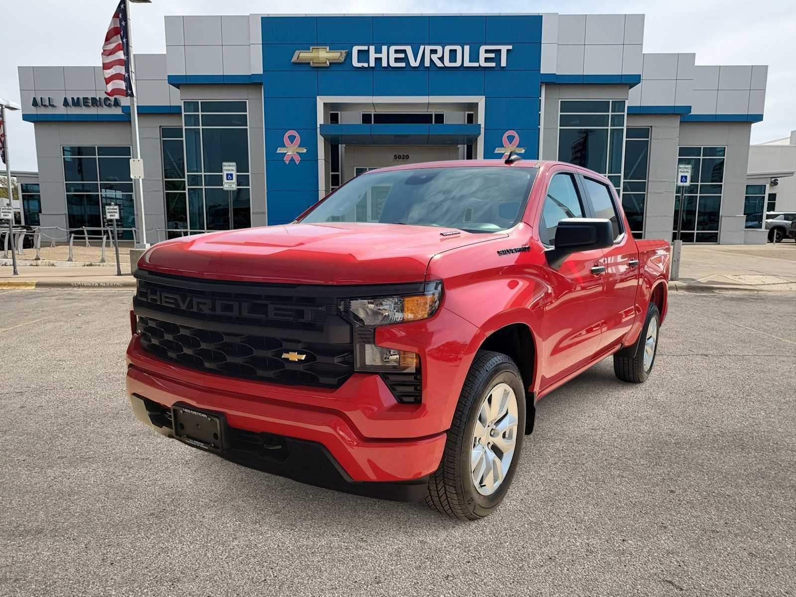 Used 2025 Chevrolet Silverado 1500 Custom w/ LPO, Dark Essentials Package