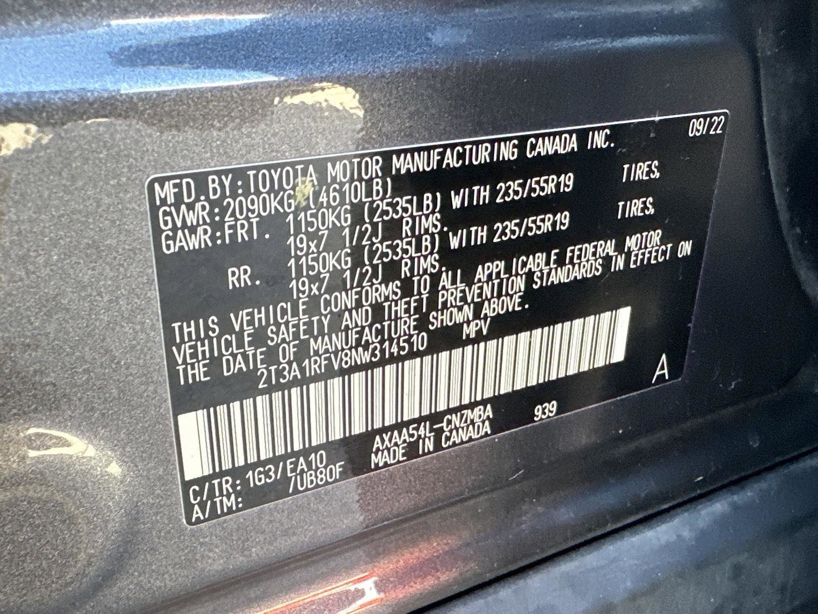 Used 2022 Toyota RAV4 XLE Premium image 43