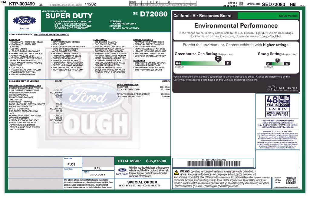 Used 2025 Ford F450 Lariat w/ Lariat Ultimate Package AWD/4WD image 5