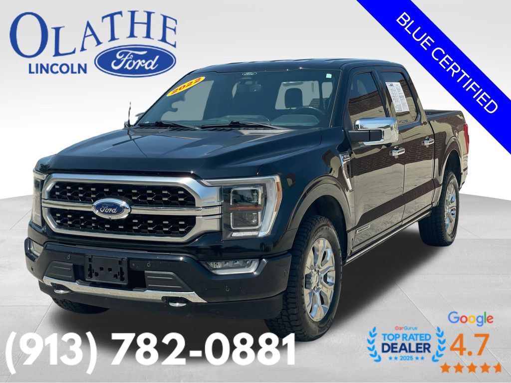 Certified 2022 Ford F150 Platinum w/ Equipment Group 701A High
