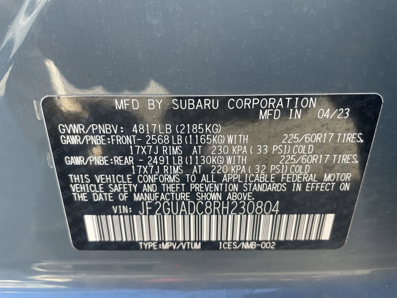 Used 2024 Subaru Crosstrek 2.0i Premium AWD/4WD image 24