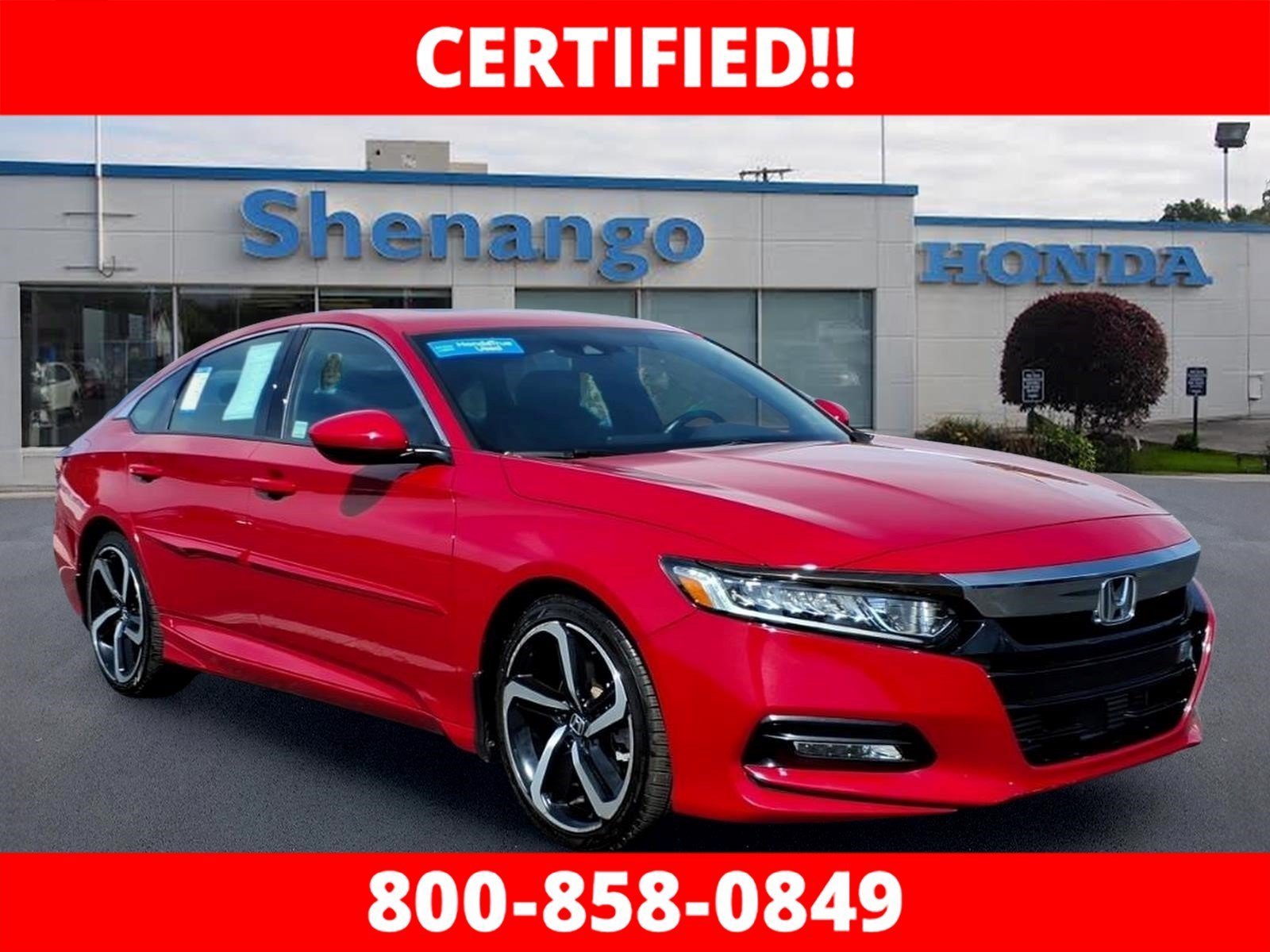 Certified 2020 Honda Accord Sport