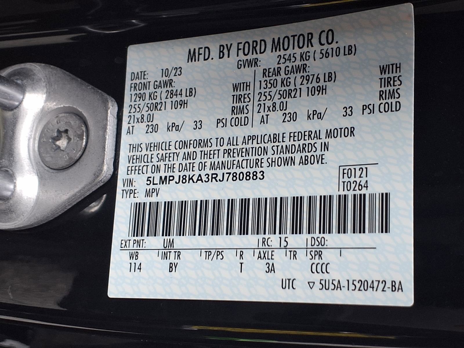 Used 2024 Lincoln Nautilus Reserve w/ Equipment Group 202A image 30