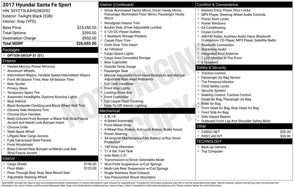 Used 2017 Hyundai Santa Fe Sport image 3