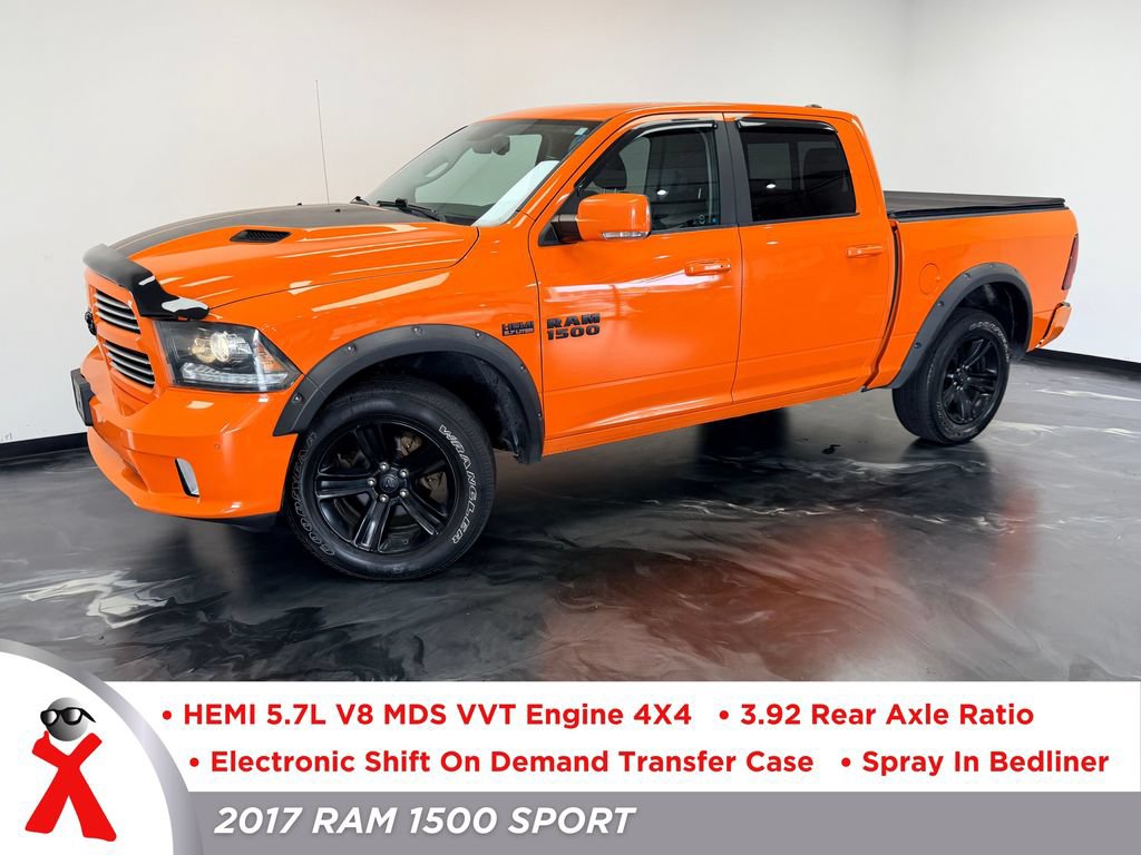 Used 2017 RAM 1500 Sport w/ Ignition Orange Sport Package