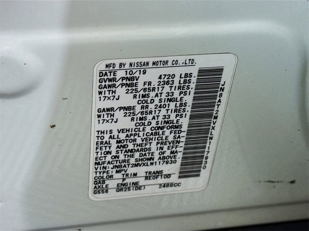 Used 2020 Nissan Rogue SV image 34