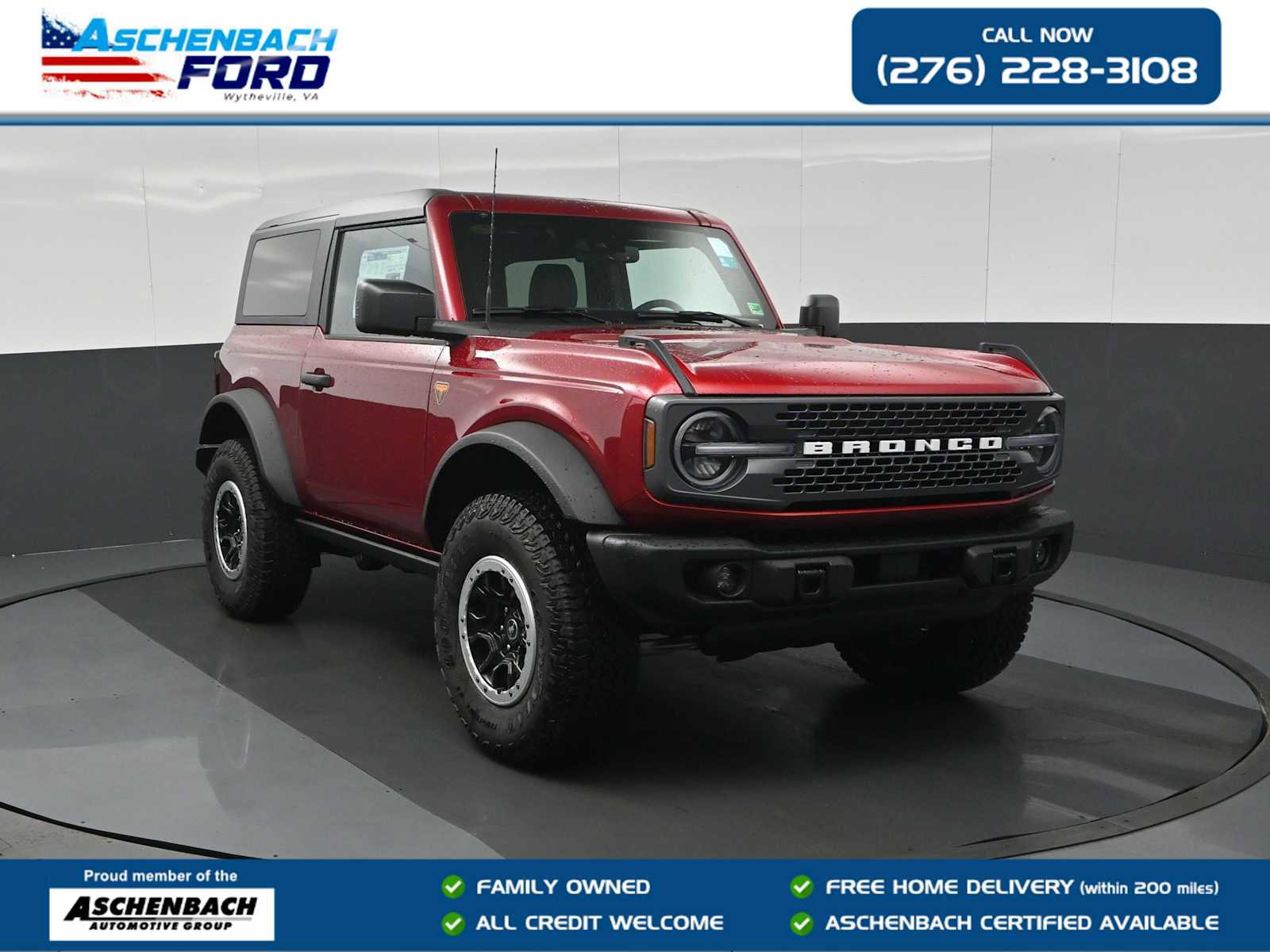 New 2025 Ford Bronco Badlands w/ Sasquatch Package