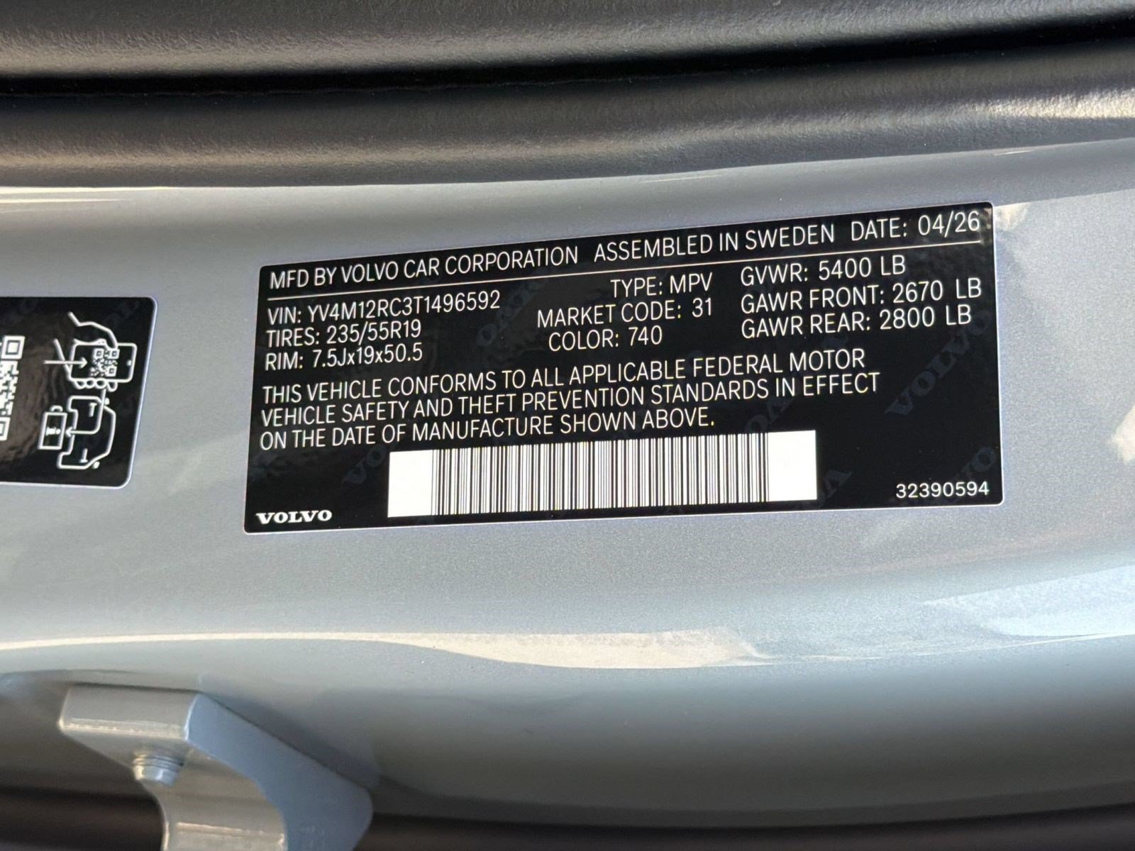 New 2026 Volvo XC60 B5 Plus w/ Climate Package AWD/4WD image 25