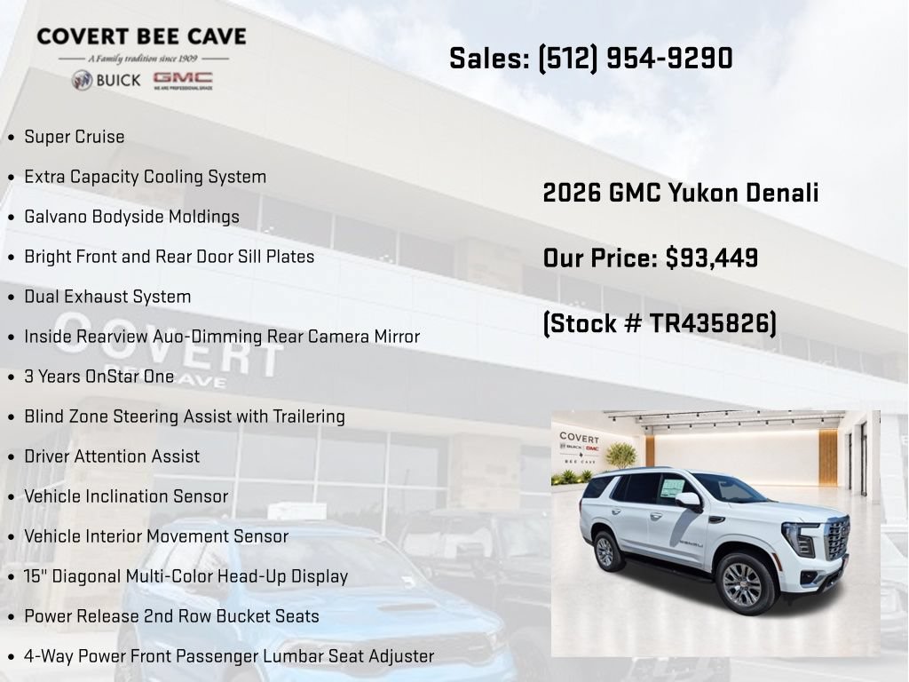 New 2026 GMC Yukon Denali w/ Advanced Technology Package AWD/4WD image 25