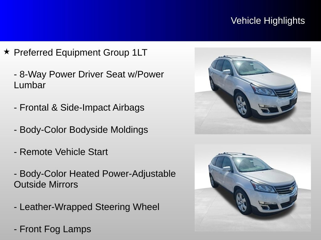 Used 2016 Chevrolet Traverse LT w/ Style and Technology Package image 8
