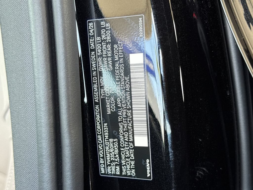 New 2026 Volvo XC60 B5 Core w/ Climate Package PRO AWD/4WD image 30