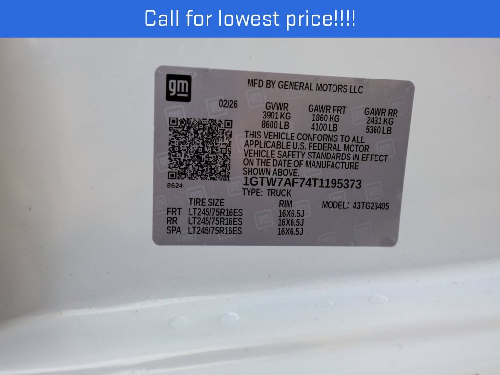 New 2026 GMC Savana 2500 w/ Driver Convenience Package RWD image 26