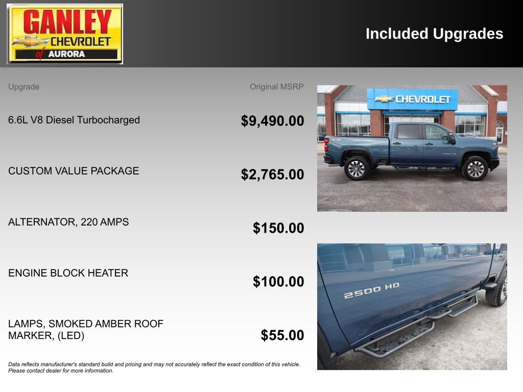 Used 2024 Chevrolet Silverado 2500 Custom w/ Custom Value Package image 6