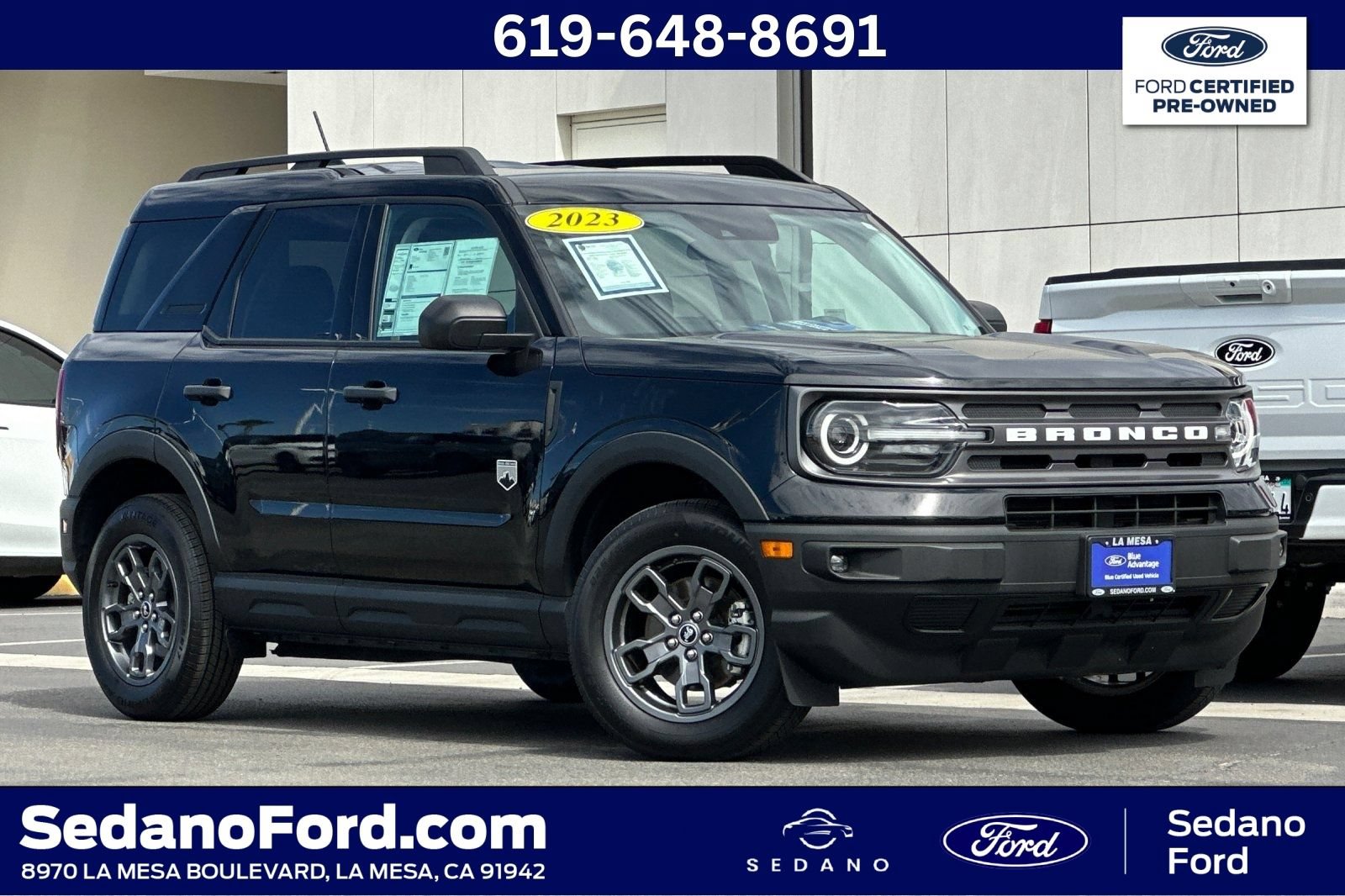 Certified 2023 Ford Bronco Sport Big Bend w/ Convenience Package AWD/4WD image 1