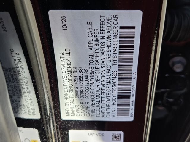 Used 2025 Honda Accord LX image 31