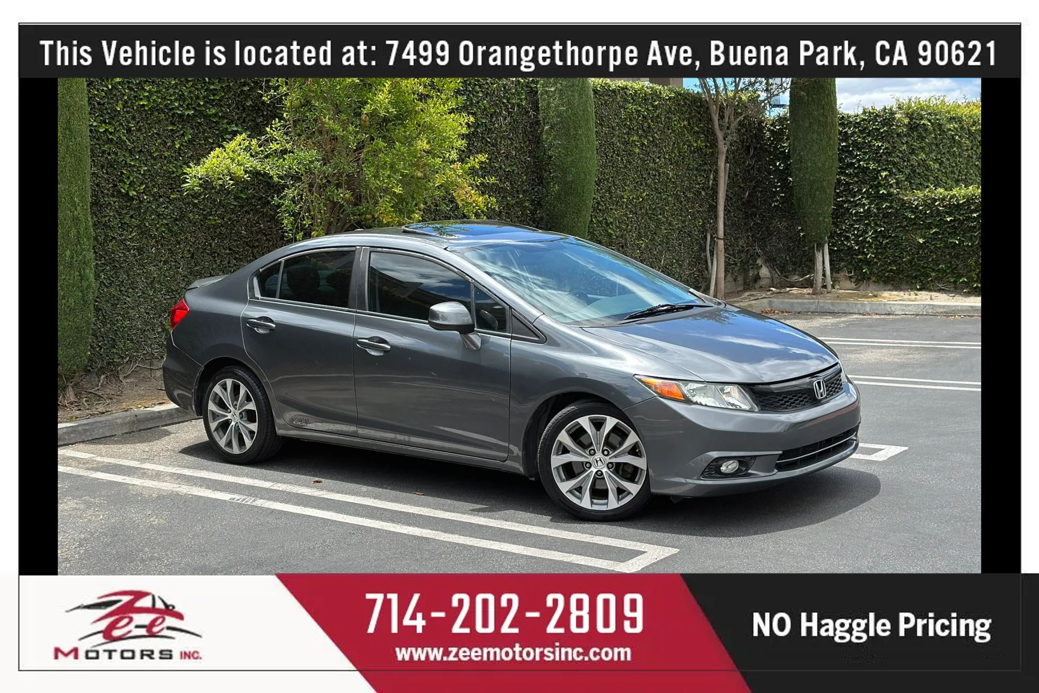 Used 2012 Honda Civic Si