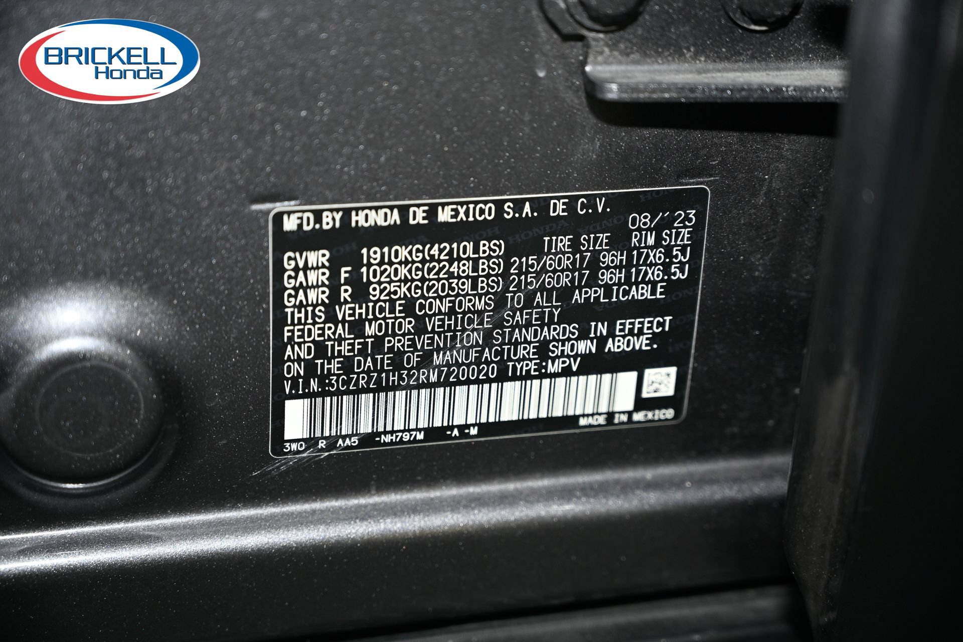 Certified 2024 Honda HR-V LX image 37